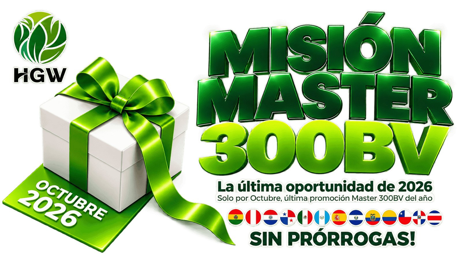 Misión Master 300BV HGW Banner Promocional