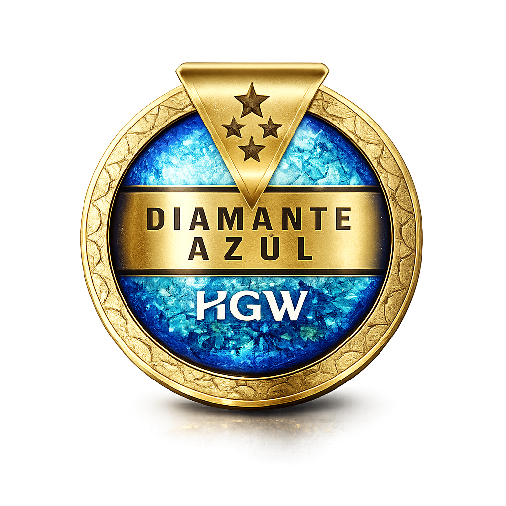 Diamante azul 4 estrellas HGW