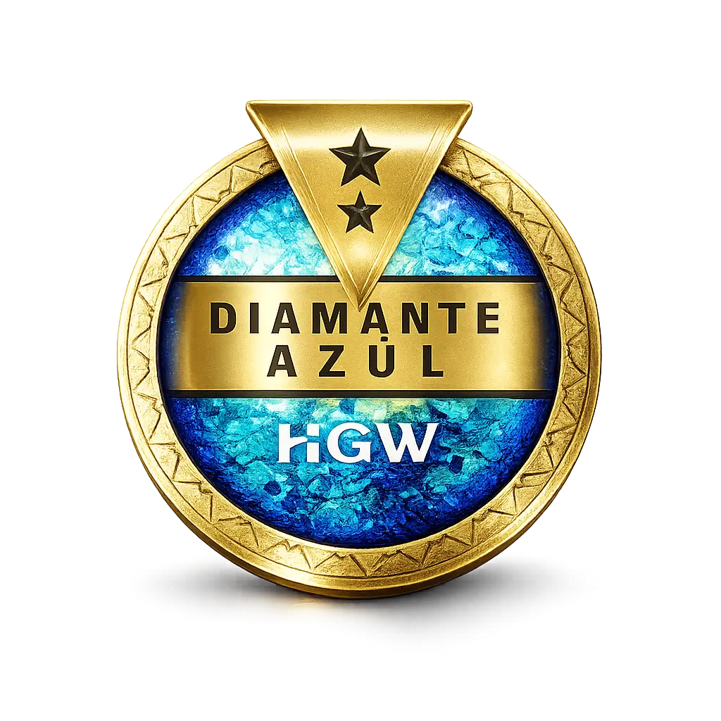 Rango Diamante Azul 2 Estrellas HGW